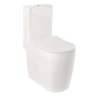 Kludi Resa R - WC kombi mísa, vario odpad, Rimless, SpiralFlush, lesklá bílá 23WCB0543