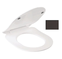 Kludi Resa R - WC sedátko Slim, SoftClosing, QuickRelease, matná černá 23WCS39