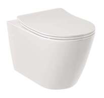 Kludi Resa R - Závěsné WC, Rimless, Spiralflush, lesklá bílá 23WCW0243