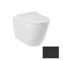 Kludi Resa R - Závěsné WC, Rimless, Spiralflush, matná černá 23WCW0239