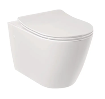 Kludi Resa R - Závěsné WC se sedátkem SoftClose, Rimless, Spiralflush, lesklá bílá 23WCSET43
