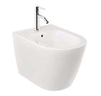 Kludi Resa R - Závěsný bidet, otvor pro baterii, lesklá bílá 23BIW0143