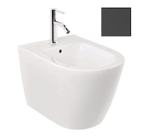 Kludi Resa R - Závěsný bidet, otvor pro baterii, matná černá 23BIW0139