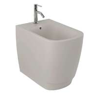 Kludi Resa S - Stojící bidet, otvor pro baterii, matná písečně šedá 27BIB01O2