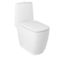 Kludi Resa S - WC kombi mísa, spodní odpad, Rimless, Spiralflush, matná bílá 27WCB0253