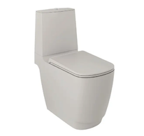 Kludi Resa S - WC kombi mísa, spodní odpad, Rimless, Spiralflush, matná písečně šedá 27WCB02O2