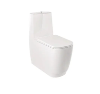 Kludi Resa S - WC kombi mísa, vario odpad, Rimless, Spiralflush, lesklá bílá 27WCB0143