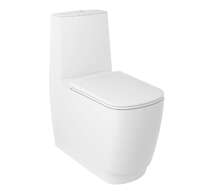 Kludi Resa S - WC kombi mísa, vario odpad, Rimless, Spiralflush, matná bílá 27WCB0153