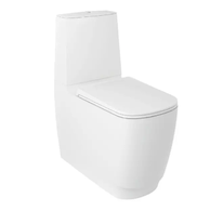 Kludi Resa S - WC kombi mísa, vario odpad, Rimless, Spiralflush, matná bílá 27WCB0153