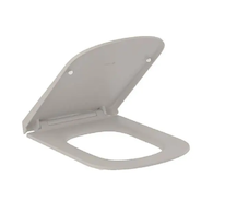 Kludi Resa S - WC sedátko Slim, SoftClosing, QuickRelease, matná písečně šedá 27WCSO2