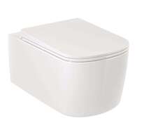 Kludi Resa S - Závěsné WC, Rimless, Spiralflush, lesklá bílá 27WCW0143