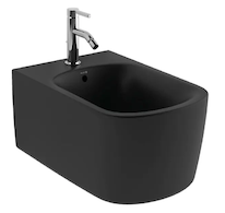 Kludi Resa S - Závěsný bidet, otvor pro baterii, matná černá 27BIW0139