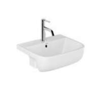 Kludi Resa - Umyvadlo 52x42,5 cm, s přepadem, otvor pro baterii, lesklá bílá 57W0343