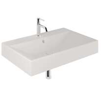 Kludi Resa - Umyvadlo 81x51 cm, s přepadem, s otvorem pro baterii, matná bílá 59WW8153