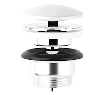 Kludi Rotexa - Neuzavíratelná výpusť, lesklá bílá 1047143-00