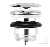 Kludi Rotexa - Neuzavíratelná výpusť, matná bílá 1047153-00