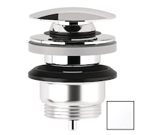 Kludi Rotexa - Umyvadlová výpusť, ClickClack, matná bílá 1047053-00