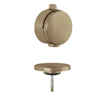 Kludi Rotexa - Vrchní sada k vanové odtokové a přepadové soupravě s napouštěním, kartáčovaný bronz 71826N1-00