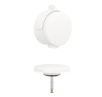 Kludi Rotexa - Vrchní sada k vanové odtokové a přepadové soupravě s napouštěním, matná bílá 7182653-00