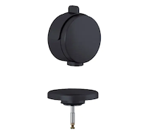 Kludi Rotexa - Vrchní sada k vanové odtokové a přepadové soupravě s napouštěním, matná černá 7182639-00