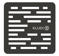 Kludi Terra - Mřížka, 13x13 cm, matná černá 2109439-00