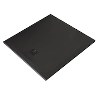 Kludi Terra - Sprchová vanička 100x90 cm, matná černá 09DW0839
