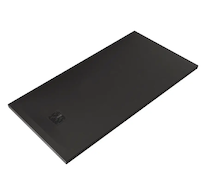 Kludi Terra - Sprchová vanička 70x140 cm, matná černá 08DW0139