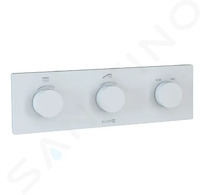Kludi Tronic - Termostatická baterie pod omítku, pro 2 spotřebiče, matná bílá 3830053-00