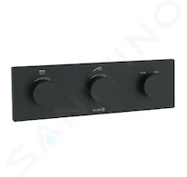 Kludi Tronic - Termostatická baterie pod omítku, pro 2 spotřebiče, matná černá 3830039-00