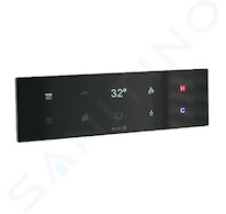 Kludi Tronic - Termostatická baterie pod omítku, pro 3 spotřebiče, černá 38310G1-00