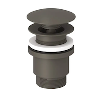 Kludi  - Umyvadlová výpusť, Push-Open, matná šedá 10426O1-00