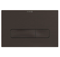 Kludi Unifix - Ovládání splachování, kartáčovaný černý chrom 30PP01N2