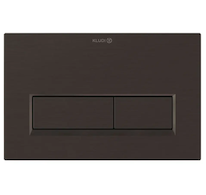 Kludi Unifix - Ovládání splachování, kartáčovaný černý chrom 32PP01N2