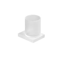 Kludi Vela C - Držák kartáčků a pasty, sklo/matná bílá 3197553