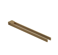 Kludi Vela C - Dvojitý držák na ručníky, kartáčovaný bronz 31977N1