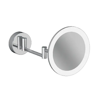 Kludi Vela R - Kosmetické nástěnné zrcátko s LED osvětlením, chrom 5899505W