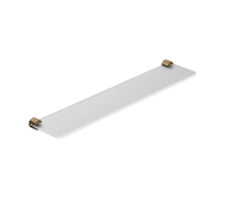 Kludi Vela R - Polička, délka 60 cm, sklo/kartáčovaný bronz 58973N1