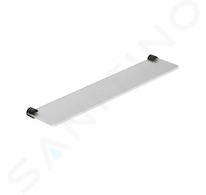 Kludi Vela R - Polička, délka 60 cm, sklo/matná černá 5897339