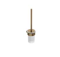 Kludi Vela R - WC štětka nástěnná s držákem, sklo/kartáčovaný bronz 58974N1