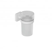 Kludi Vela S - Držák kartáčků a pasty, sklo/matná bílá 2597553