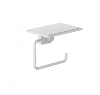Kludi Vela S - Držák toaletního papíru s poličkou, matná bílá 2597153