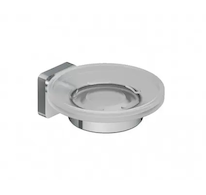 Kludi Vela S - Mýdlenka s držákem, sklo/chrom 2598505