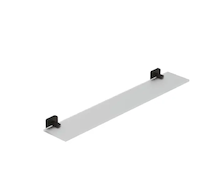 Kludi Vela S - Polička, délka 60 cm, sklo/broušený Gunmetal 25973N2