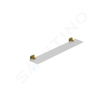 Kludi Vela S - Polička, délka 60 cm, sklo/kartáčované zlato 25973N0