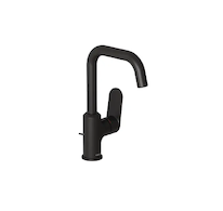 Kludi X1 - Umyvadlová baterie s výpustí, s otočným výtokem, matná černá 320273975