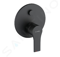 Kludi Zenta SL - Baterie pod omítku pro 2 spotřebiče, matná černá 487593965