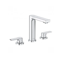 Kludi Zenta SL - Umyvadlová baterie s výpustí, 3-otvorová instalace, chrom 483930565