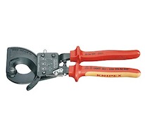 KNIPEX Kleště na kabely s ráčnou 9536250