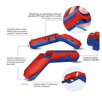 KNIPEX Odizolovací nástroj ErgoStrip PV 169503SB