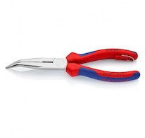 KNIPEX Půlkulaté kleště zahnuté chrom s pojistk 2625200T